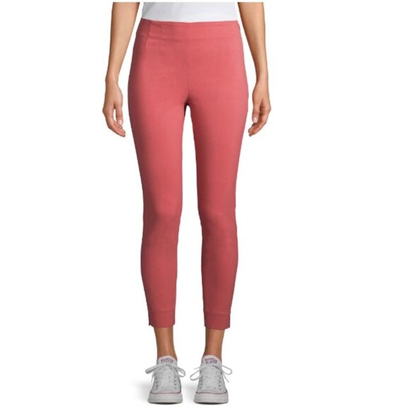 Time and Tru Women's Millennium Skinny Pants, Coral Bisque - Picture 1 of 6